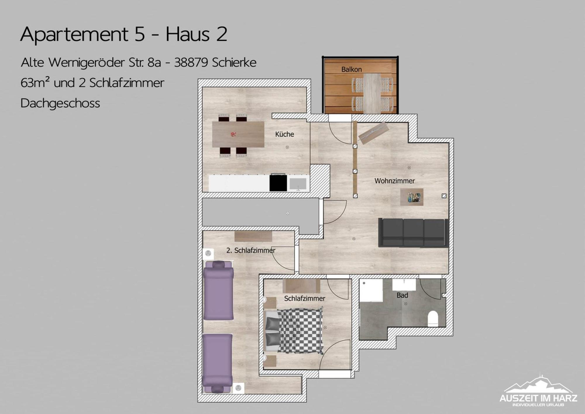 Auszeit Im Harz - Haus 2 Wohnung 5 施尔奇 外观 照片